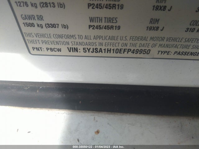 Tesla Model S 60 Kwh Battery/p85 2014 5YJSA1H10EFP49950 Image 9