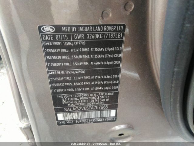 SALAG2V65FA757965 Land Rover LR4 HSE