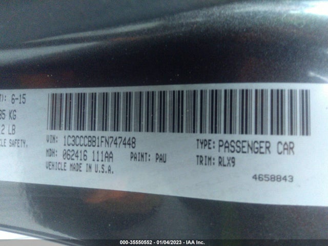 Chrysler 200 S 2015 1C3CCCBB1FN747448 Image 9
