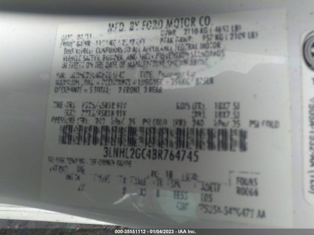 Lincoln MKZ 2011 3LNHL2GC4BR764745 Image 10