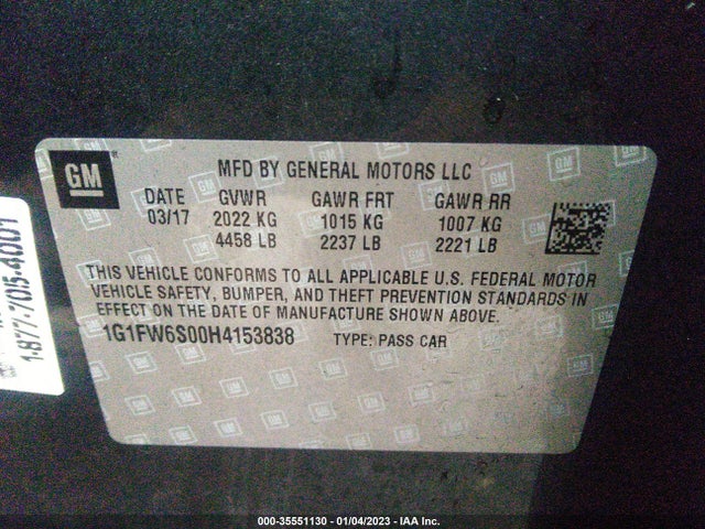 Chevrolet BOLT EV LT 2017 1G1FW6S00H4153838 Image 10