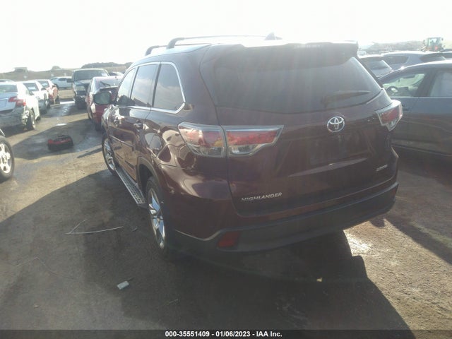 Toyota Highlander Limited 2015 5TDYKRFH0FS047663 Image 3
