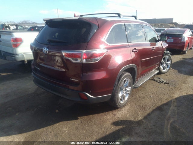 Toyota Highlander Limited 2015 5TDYKRFH0FS047663 Image 4
