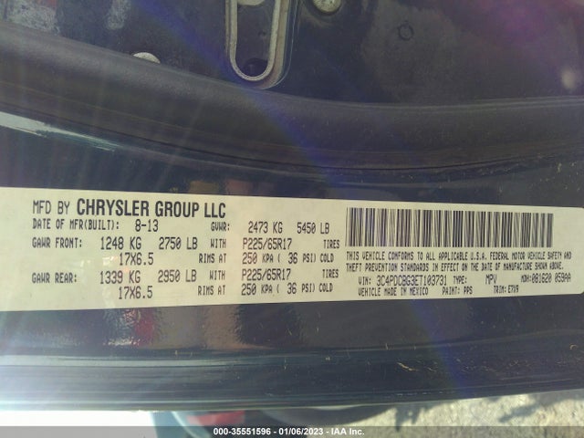 Dodge Journey Sxt 2014 3C4PDCBG3ET103731 Image 9