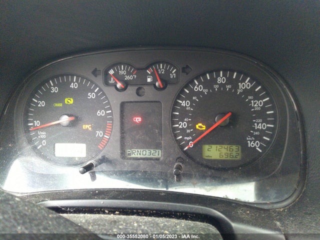 2002 VOLKSWAGEN JETTA SEDAN GLS VIN: 3VWSB69M12M124366