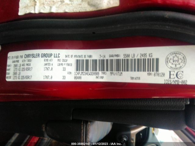 1C4PJMCS4EW320989 Jeep Cherokee North