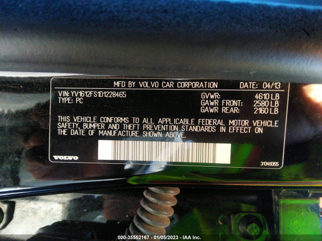 Volvo S60 T5 2013 YV1612FS1D1228465 Image 9