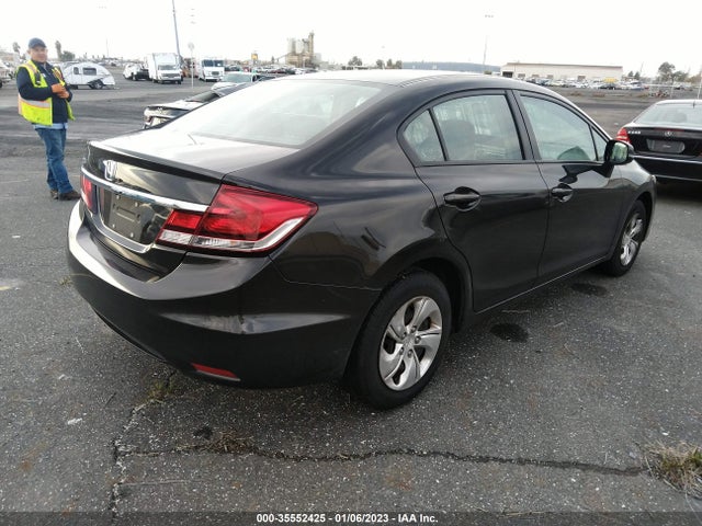2013 HONDA CIVIC SDN LX VIN: 19XFB2F55DE238197