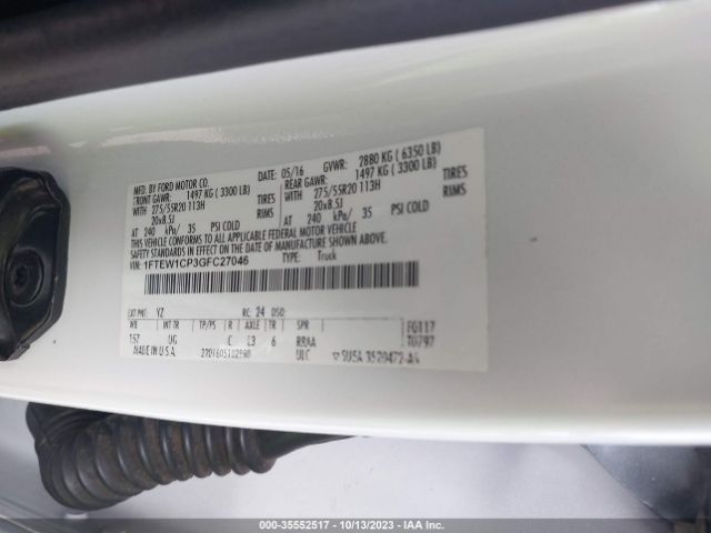 1FTEW1CP3GFC27046 Ford F-150 Xl/lariat/xlt