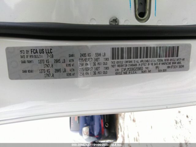 1C4PJMCB3KD259853 Jeep Cherokee Latitude