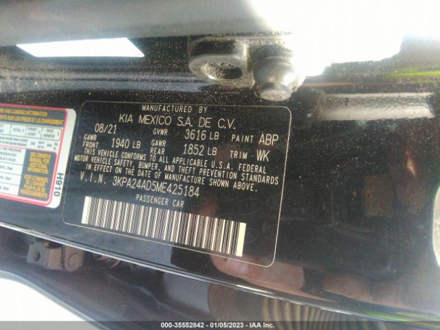 3KPA24AD5ME425184 KIA RIO S