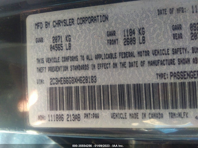 2C3HE66G8XH628183 Chrysler 300M