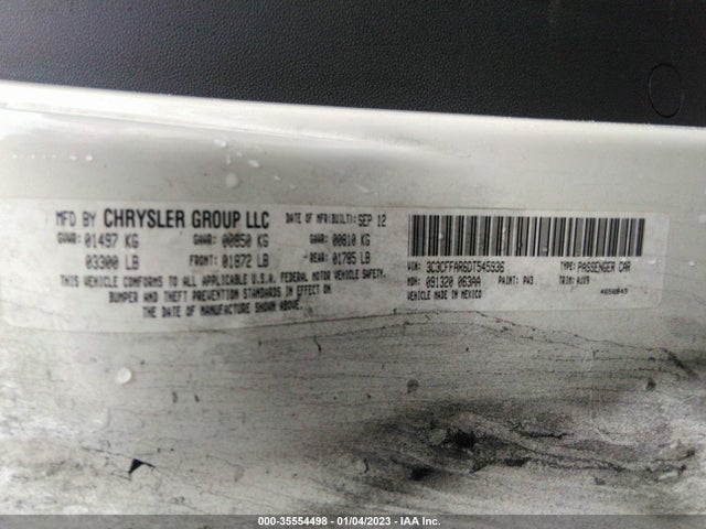 3C3CFFAR6DT545936 Fiat 500