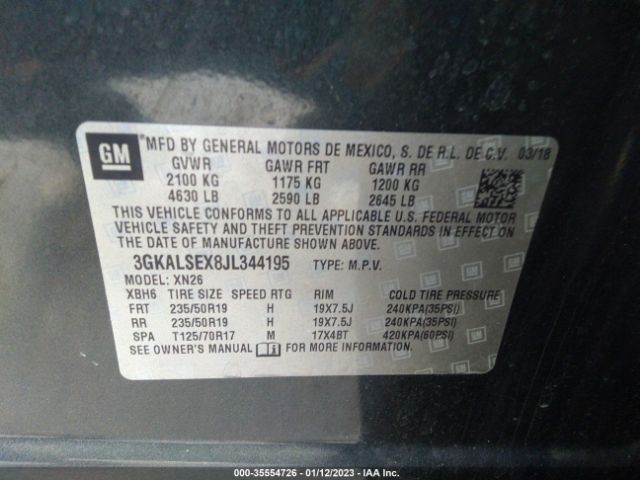 3GKALSEX8JL344195 GMC Terrain Denali