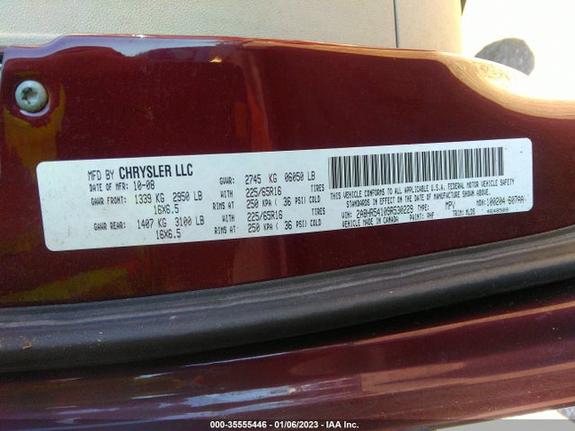 2A8HR54109R530229 Chrysler Town & Country