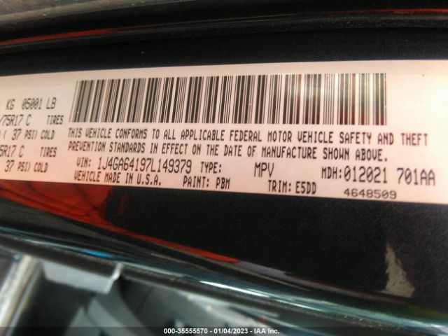 1J4GA64197L149379 Jeep Wrangler Rubicon