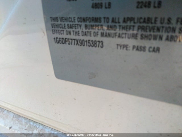 Cadillac Cts Rwd W/1sa 2009 1G6DF577X90153873 Image 9