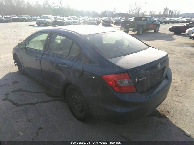 2012 HONDA CIVIC SDN LX VIN: 19XFB2F50CE037189