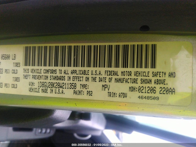 Dodge NITRO SXT 2008 1D8GU28K28W211358 Image 10