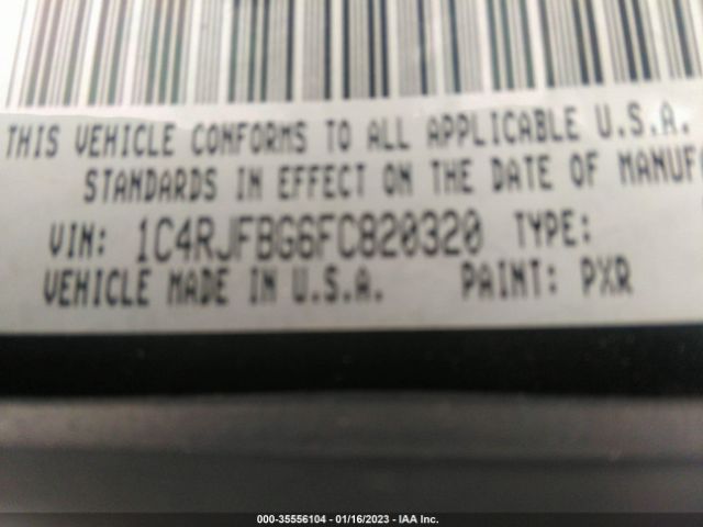 1C4RJFBG6FC820320 Jeep Grand Cherokee Limited
