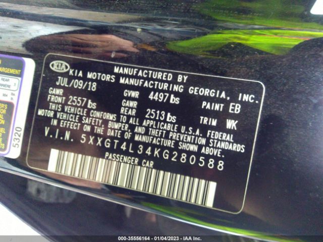 5XXGT4L34KG280588 KIA Optima S