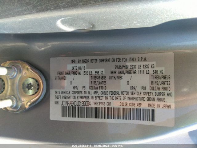 JC1NFAEK0J0139094 Fiat 124 Spider Abarth