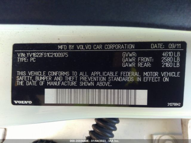 YV1622FS1C2100975 Volvo S60 T5