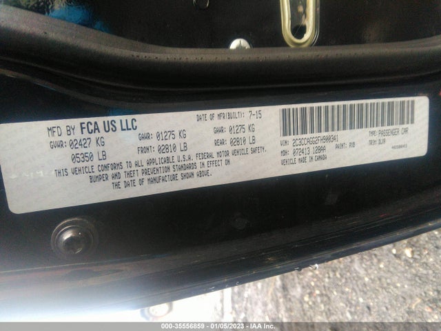 2015 Chrysler 300, VIN: 2C3CCAGG2FH900341