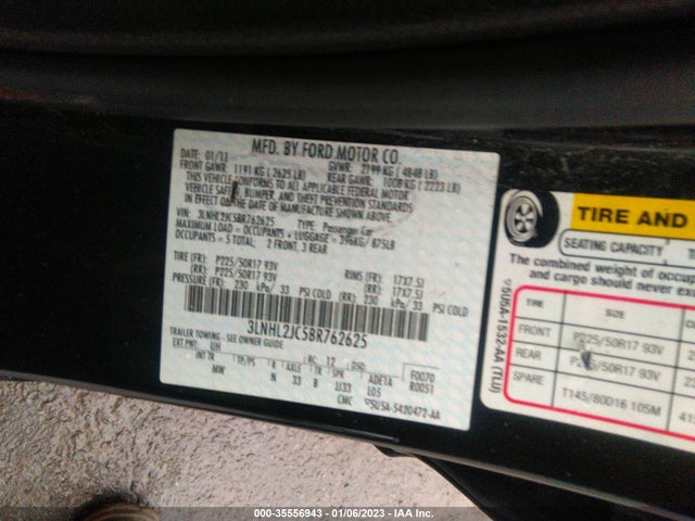 Lincoln MKZ 2011 3LNHL2JC5BR762625 Image 10