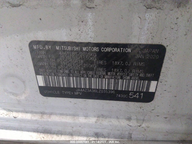 JA4AZ3A36LZ035396 Mitsubishi Outlander