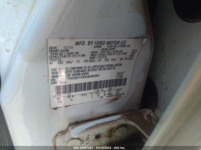 1FT7W2BTXEEB26053 Ford F-250 Xl