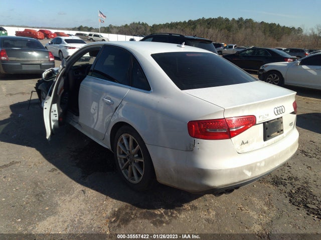 2014 AUDI A4 PREMIUM PLUS VIN: WAUFFAFL8EN008306