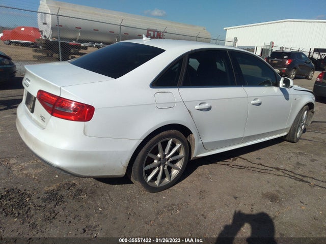 2014 AUDI A4 PREMIUM PLUS VIN: WAUFFAFL8EN008306