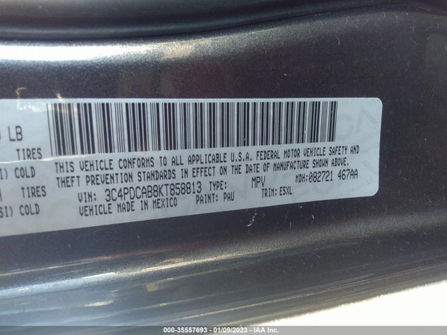 Dodge Journey Se Value Pkg 2019 3C4PDCAB8KT858813 Image 9