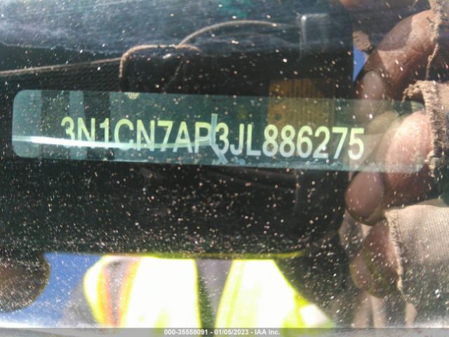 3N1CN7AP3JL886275 Nissan Versa Sedan S Plus