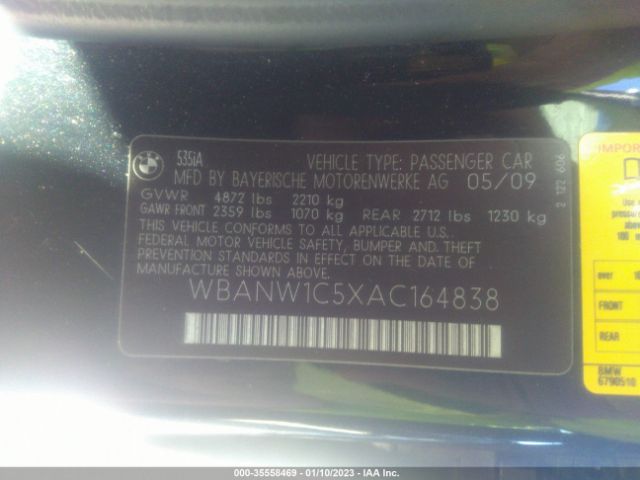 WBANW1C5XAC164838 BMW 5 Series 535i