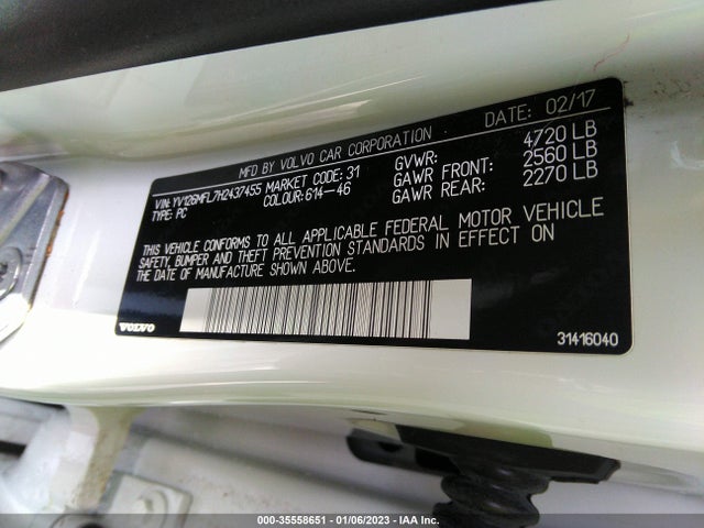 Volvo S60 Dynamic 2017 YV126MFL7H2437455 Image 9