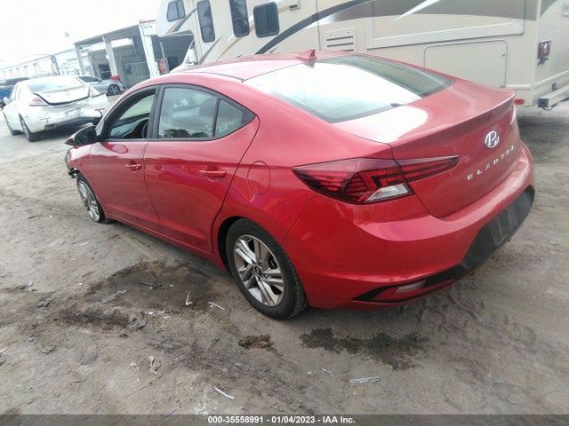 2019 HYUNDAI ELANTRA SEL VIN: 5NPD84LF4KH421422