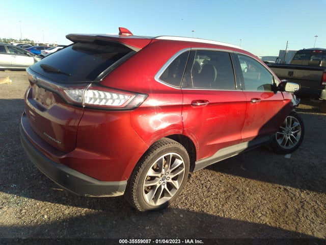 2015 FORD EDGE TITANIUM VIN: 2FMTK3K89FBB47335