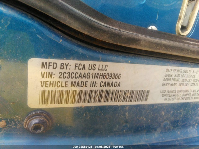 2021 Chrysler 300, VIN: 2C3CCAAG1MH609366