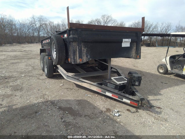 2015 LOAD TRAIL 14' DUMP TRAILER VIN: 4ZEDT1429F1088894