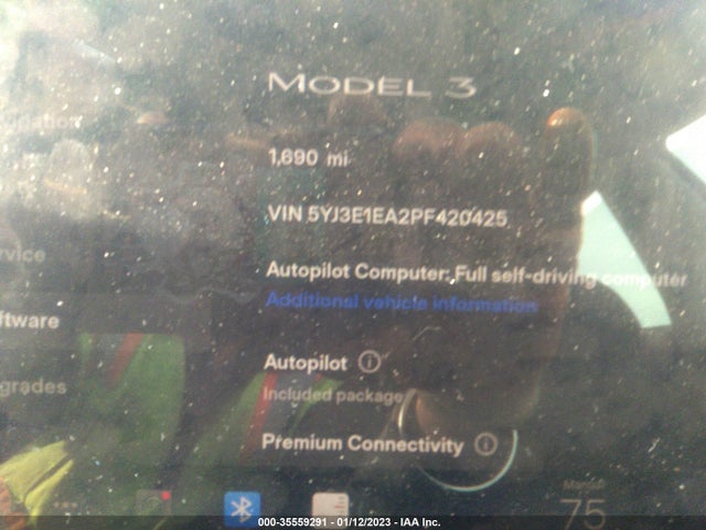 Tesla MODEL 3 2023 5YJ3E1EA2PF420425 Image 7