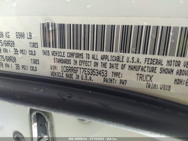 2014 RAM 1500 EXPRESS VIN: 1C6RR6FT7ES353453