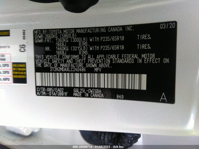 Lexus RX 2020 2T2HZMDAXLC240486 Image 10