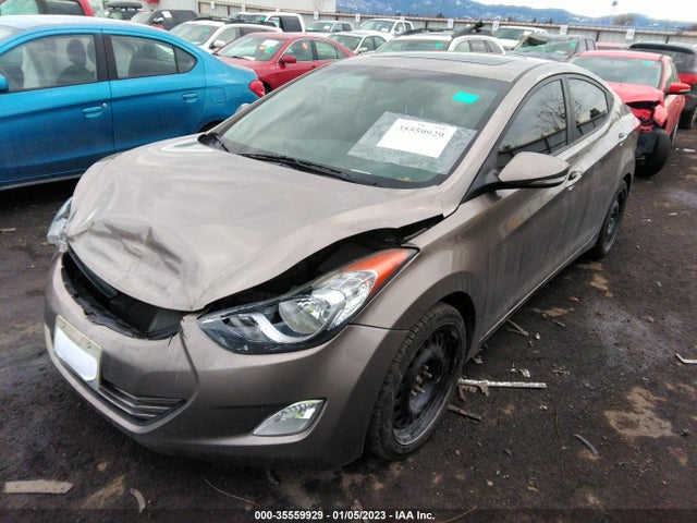 2012 HYUNDAI ELANTRA LIMITED PZEV VIN: 5NPDH4AE3CH119275