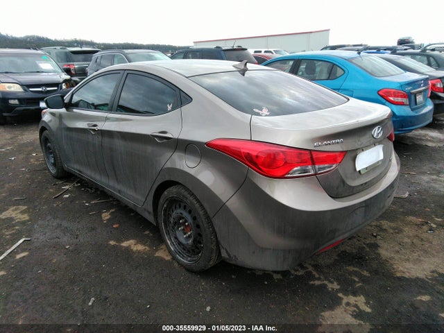 2012 HYUNDAI ELANTRA LIMITED PZEV VIN: 5NPDH4AE3CH119275