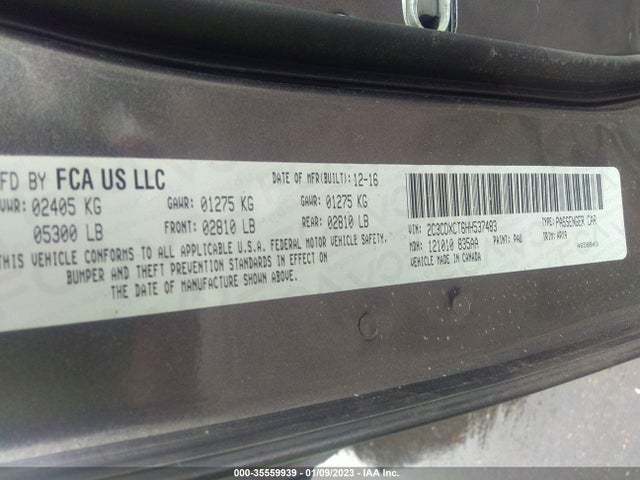 2017 Dodge Charger, VIN: 2C3CDXCT6HH537483