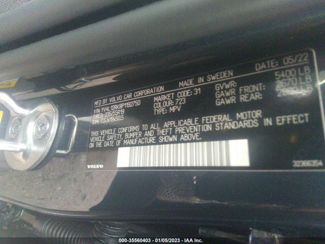Volvo Xc60 Core 2023 YV4L12RK8P1192750 Image 10