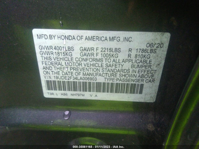 Acura ILX 2020 19UDE2F34LA006903 Image 9