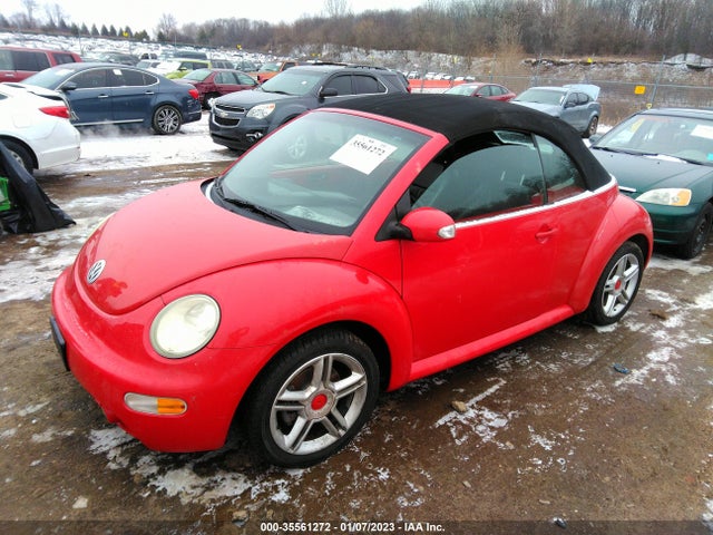 2005 VOLKSWAGEN NEW BEETLE CONVERTIBLE GLS VIN: 3VWCD31Y95M309197